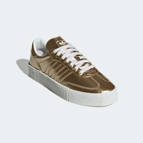 adidas sambarose gold